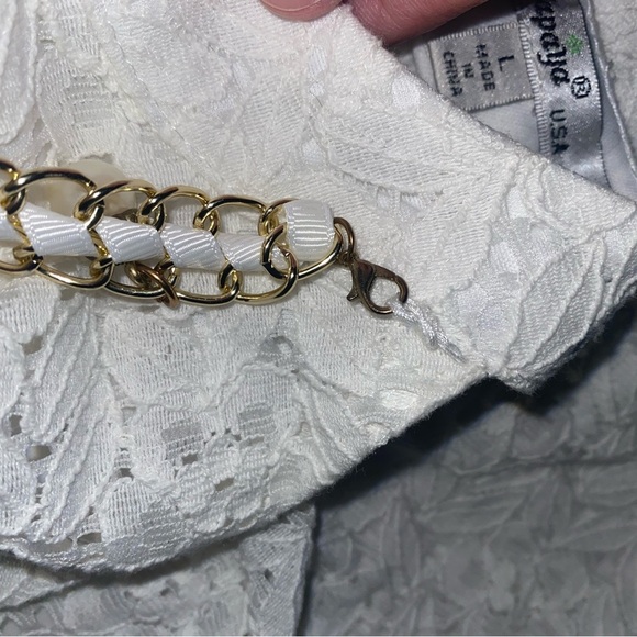 Papaya Brand Mini Dress White Size LARGE - Picture 6 of 9